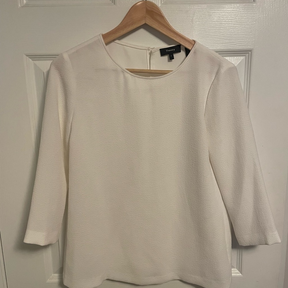 Theory Ivory Leya Top NWOT